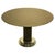 A striking round dining table from 1970s Europe, defined by its strong decorative presence and refined sculptural...