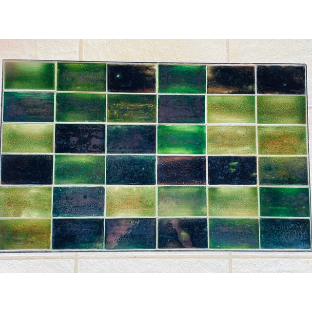 Mid-Century Ceramic Tiles Coffee Table with Magazine Rack, 1970s For Sale - Image 5 of 18