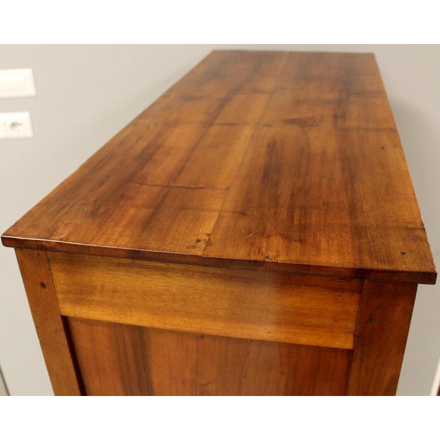 Empire Walnut Display Chest of Drawers, 19th Century For Sale - Image 11 of 17