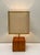 Mid-Century Teak Block Table Lamp Tarogo, Japan, 1980s For Sale - Image 10 of 16