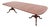 Drexel Heritage Georgian Banded Flame Mahogany Double Pedestal Extension Dining Table, Newly Refinished For Sale