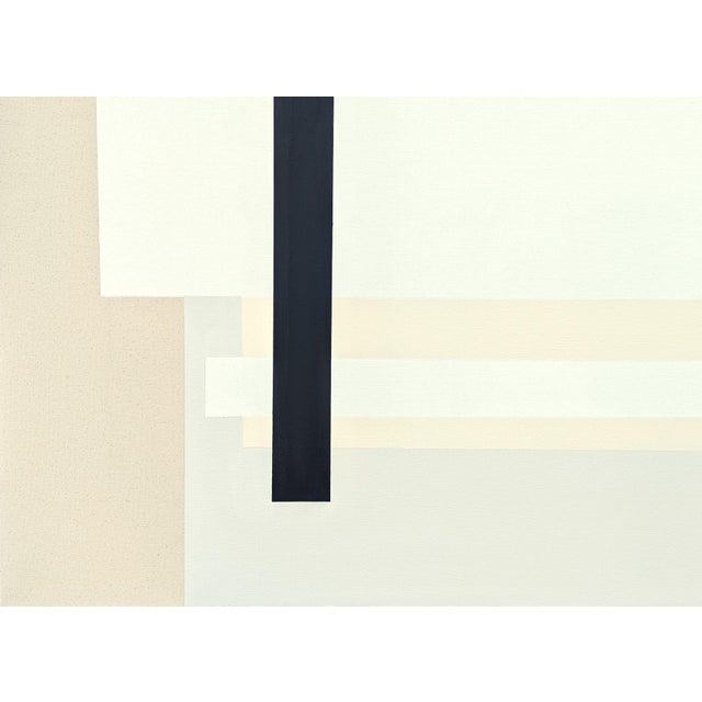 Black Holland Geibe l"My Ducks Are Definitely Not in a Row" Contemporary Neutral Toned Abstract, 2023 For Sale - Image 8 of 11