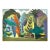 Marc Zimmerman "Jungle Sonata in B Sharp" Oil Painting, Lush Tropical Jungle, Hidden Leopard, Vivid Botanical Forms, Contemporary Art West Coast For Sale