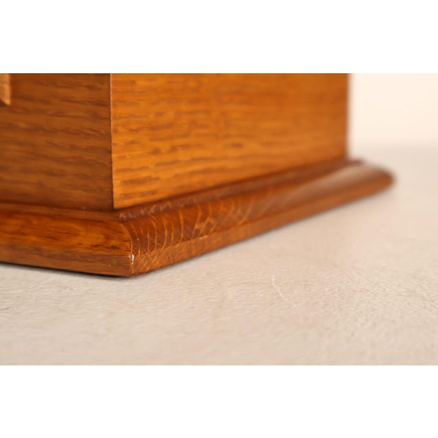 Stickley Mission Collection Oak Desk Box For Sale - Image 10 of 18