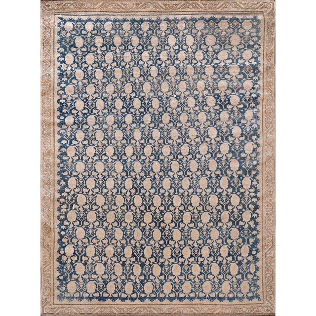 Late 19th Century Late 19th Century Malayer Persian Wool Rug For Sale - Image 5 of 5