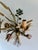 Italian Hand-Painted Tole Floral Bouquet Wall Sconce, 1940s For Sale - Image 13 of 18