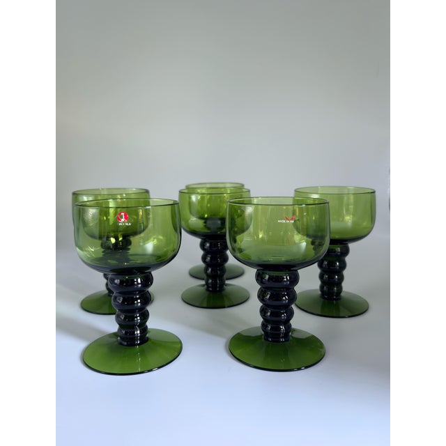 1980s Mid-Century Scandinavian Remmari Wine Glasses from Iittala, Finland, 1970s, Set of 6 For Sale - Image 5 of 11
