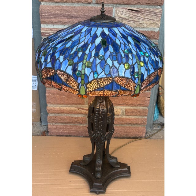 Bronze 3-Light Table Lamp from Tiffany, 1960s For Sale - Image 17 of 18