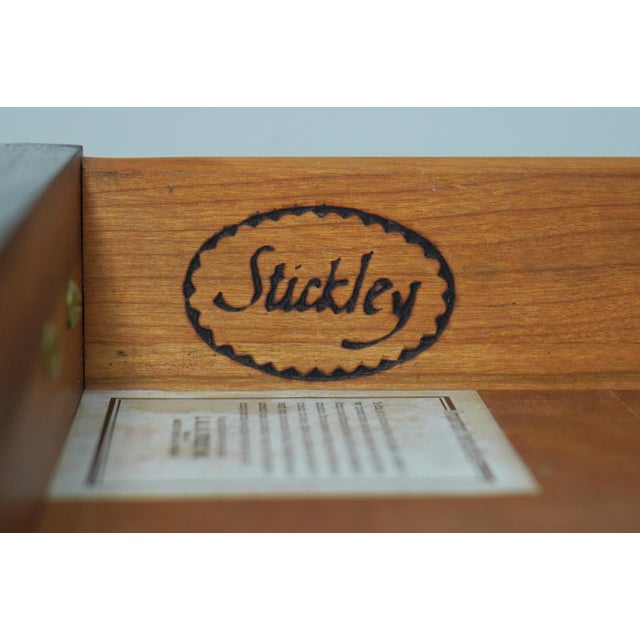 Stickley Mahogany 2 Drawer Console Table For Sale - Image 16 of 18