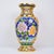 Pair of Chinese Cloisonné Peony Vases | Gilt Ground Floral Motif With Wood Stands For Sale - Image 4 of 6