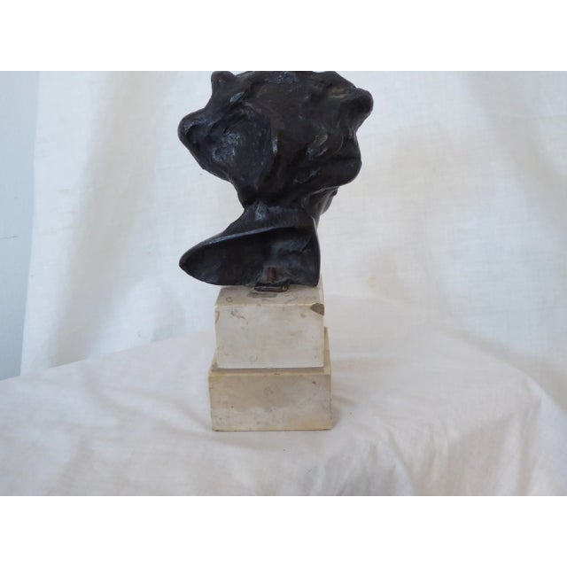 Vintage Art Nouveau Bronze Sculpture For Sale - Image 4 of 7