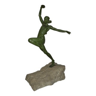 Beautiful Art Deco Statue For Sale