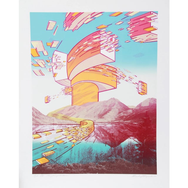 Modern Charles Magistro, Laughing Waters, Serigraph For Sale - Image 3 of 3