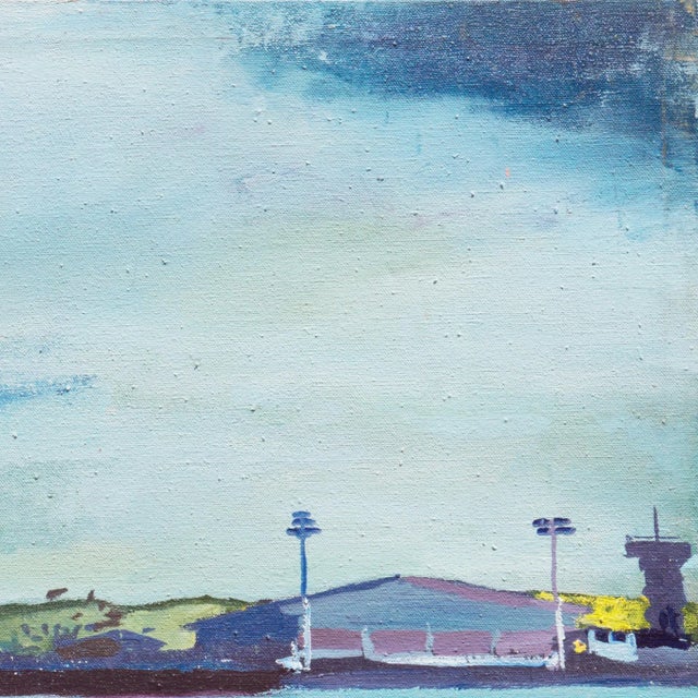 'Oakland Estuary' by Gren Hayes, Bay Area Woman Artist, San Francisco Museum of Modern Art For Sale In Monterey, CA - Image 6 of 8