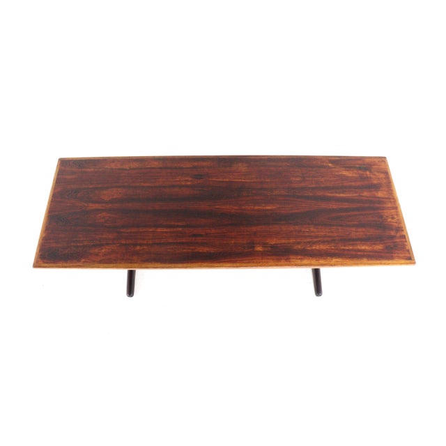 Rosewood & Walnut Drachten Coffee Table For Sale - Image 10 of 14