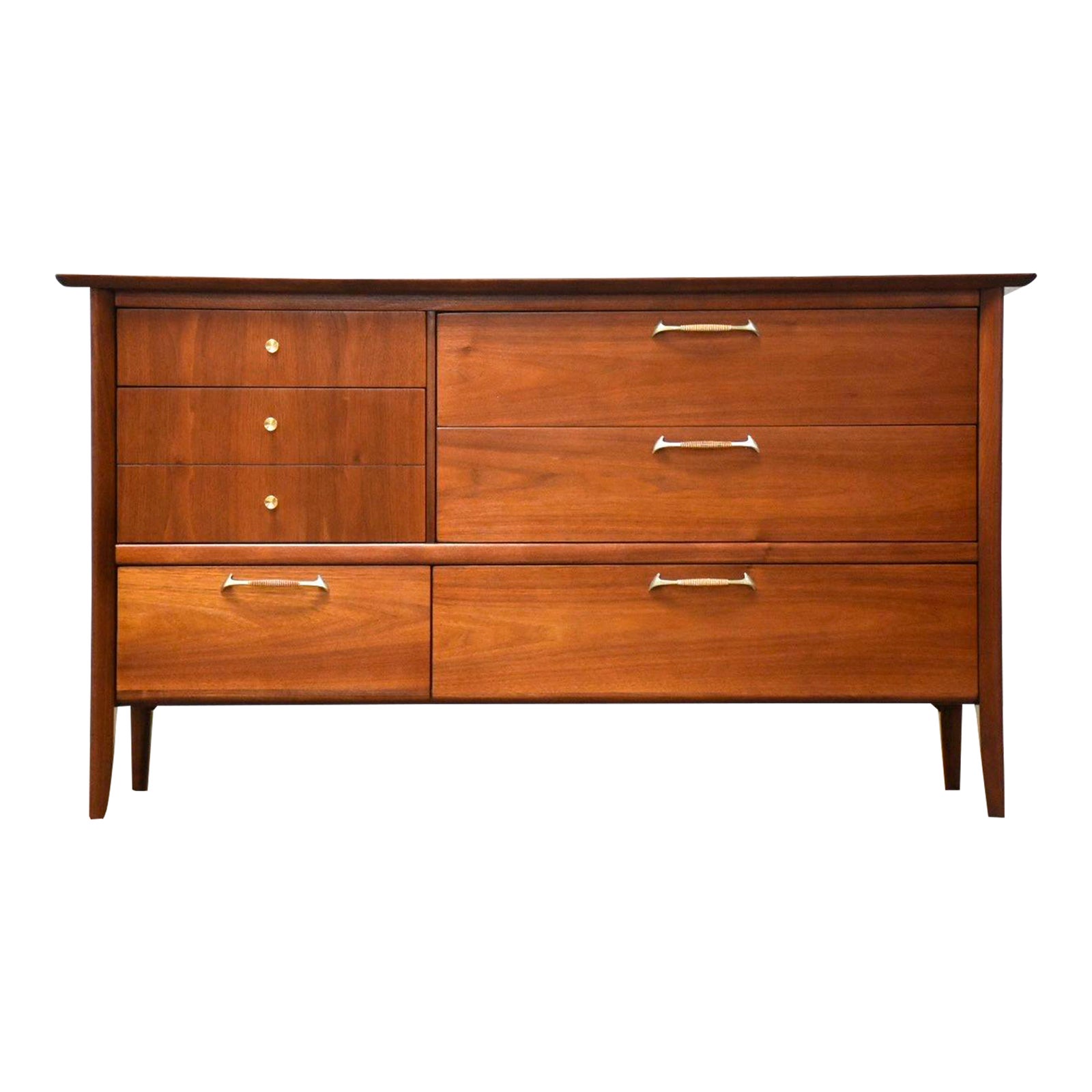 Walnut MCM Dresser by Drexel Chairish