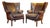 Drake Armchairs in Graphite Leather by Ralph Lauren for Restoration Hardware, 2010s, Set of 2 For Sale