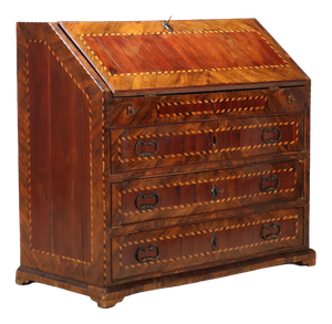 Antique Flap Cabinet in Wood, Italy, 18th Century