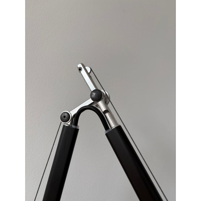 A Pair of Wall Mounted Artemide Tolomeo Swing Lamps in Black (2) For Sale In New York - Image 6 of 8