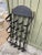 Wrought Iron Wall Mount Wine Bottle Holder For Sale - Image 4 of 13