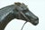 Traditional Vintage Leather Horse Equestrian Statue For Sale - Image 3 of 13