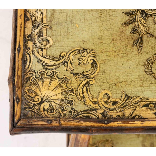 Aesthetic Movement Bamboo Two-Tier Side Table For Sale - Image 4 of 7