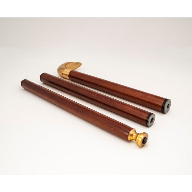 Vintage Walking Stick with Brass Duck Head, 1960s For Sale - Image 10 of 13
