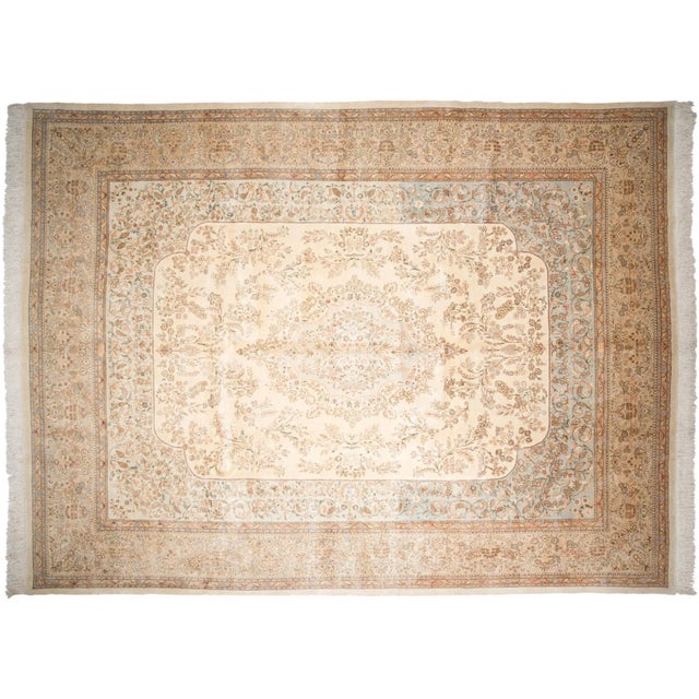 Vintage Tabriz Rug - 10'5" X 13'3" For Sale - Image 13 of 13