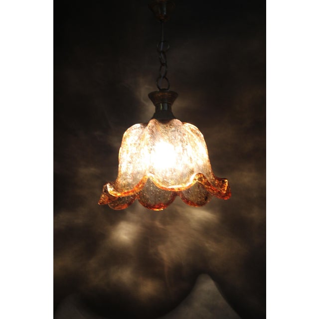 Large Murano Glass Pendant Light, Italy, 1980s For Sale - Image 10 of 12