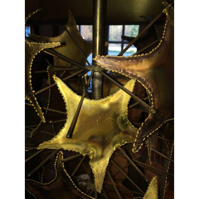 1960s Curtis Jere Style Brutalist Mid-Century Lamp For Sale - Image 5 of 11