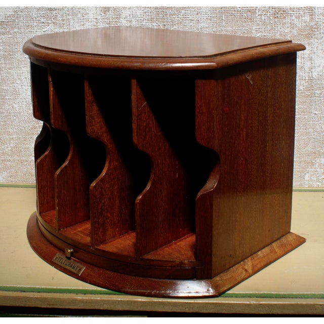 1900 - 1909 Victorian Oak Telegram Box, 1900s For Sale - Image 5 of 7