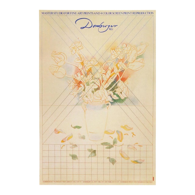 1986 Milton Glaser Mohawk Graphics Collection Poster, Domberger For Sale