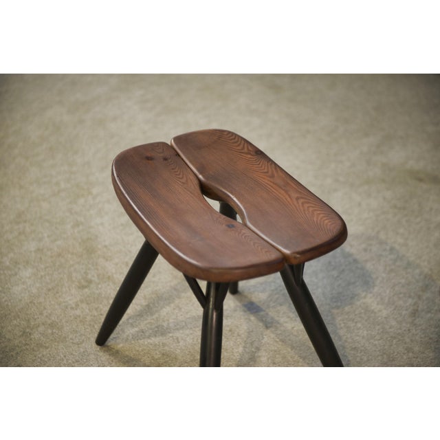 1950s First Edition Pirkka Stools by Ilmari Tapiovaara for Laukaan Puu, 1950s, Set of 2 For Sale - Image 5 of 13