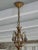 Gold Crystal & Murano Glass Gold Leaf Chandelier For Sale - Image 8 of 13