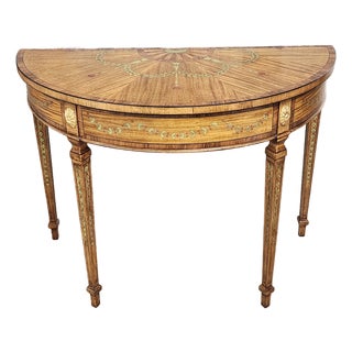 Vintage Maitland-Smith Adam Style Console Table For Sale