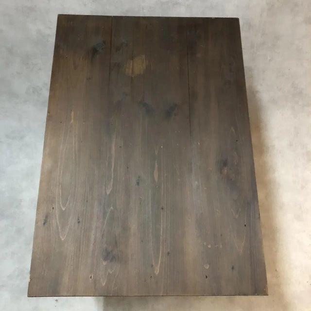 Antique Rustic Fir Table, 1900s For Sale - Image 6 of 9