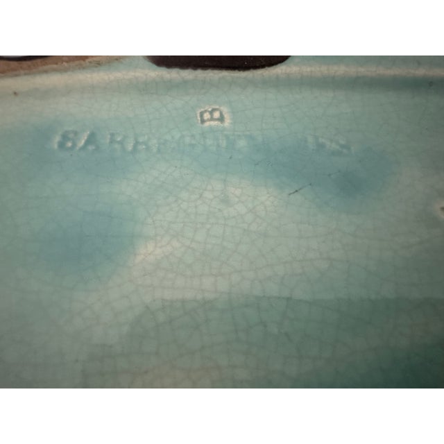 Late 19th Century 19th Century Sarreguemines France Majolica Shell Bowl, Basin For Sale - Image 5 of 5