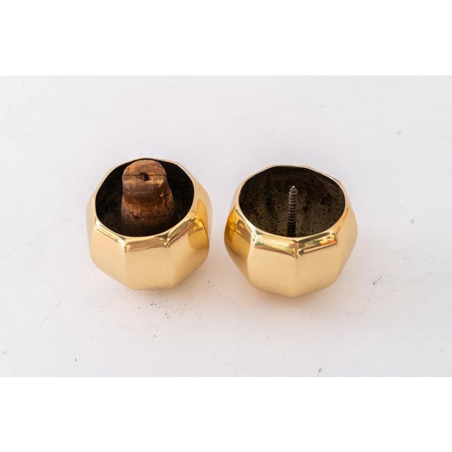 Art Deco Bottle Stoppers in Brass, 1920s, Set of 6 For Sale - Image 10 of 18