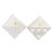 Vintage Austrian Heirloom Lace Bridal Hanky Wedding Linen Cotton Handkerchiefs Made in Austria -a Pair For Sale