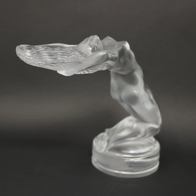 Glass Rene Lalique Glass Chrysis Car Mascot For Sale - Image 7 of 12