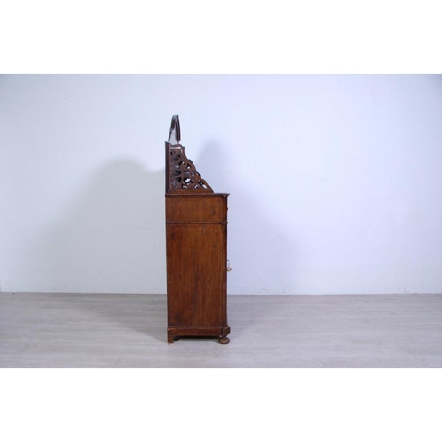 Rustic Antique Sideboard in Wood, 1890s For Sale - Image 3 of 18