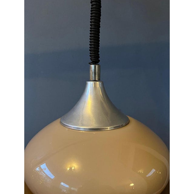 Mid-Century Space Age Pendant Lamp, 1970s For Sale - Image 9 of 11