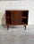 Mid 20th Century Vintage Danish Mid Century Rosewood Cabinet Credenza on Tapered Legs For Sale - Image 5 of 10
