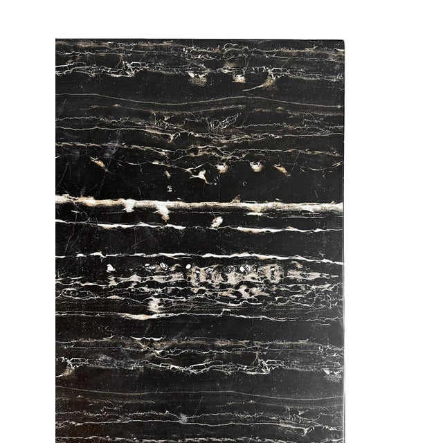 2020s Modern Marble Cement Square Coffee Table For Sale - Image 5 of 8