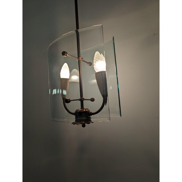 Vintage Pendant Lamp by Pietro Chiesa for Fontana Arte, 1940s For Sale - Image 6 of 13