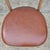MCM Chairmasters Atomic Style Walnut & Cognac Naughahyde Side Desk Accent Chair For Sale - Image 4 of 14