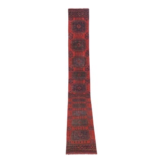 1960s Vintage Turkish Oushak Runner With Eclectic Mediterranean Style-Long Runner For Sale