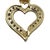 Contemporary .12 CTW Diamond 10k Heart Pendant For Sale - Image 3 of 3
