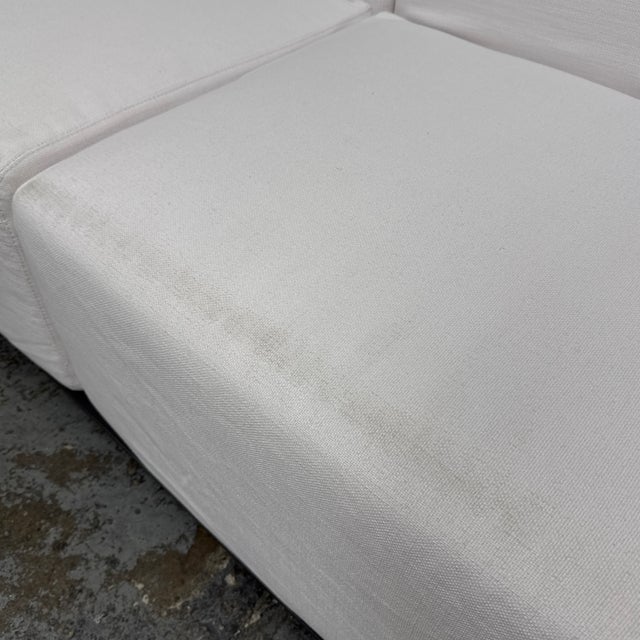 Metal Thomas Bina & Ronald Sasson for Restoration Hardware Trelica Sofa, Outdoor For Sale - Image 7 of 12