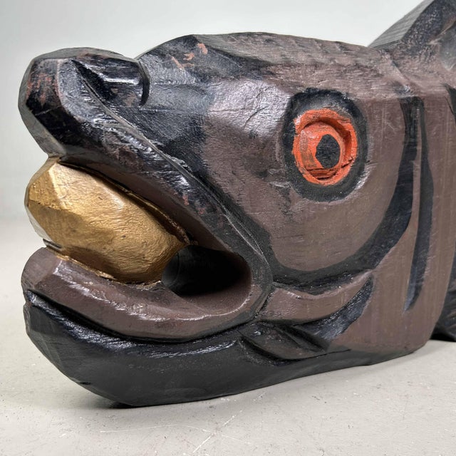 Buddhist Wooden Fish, Japan, 1920s, in Flawless conditions. Designed 1920 to 1949
